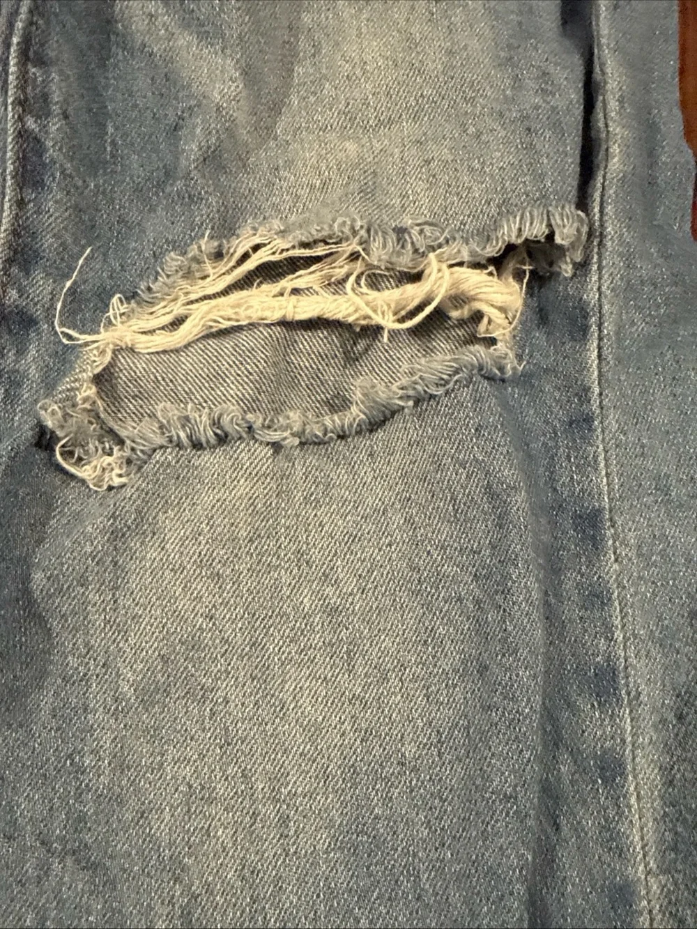 Light Blue Distressed Women's Jeans